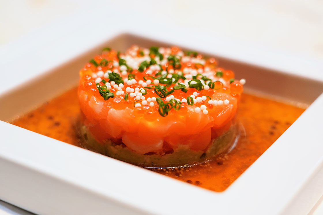 food2023Ny-15-east-001 Arctic Char Tartare by 15 East @ Tocqueville (2023 Honolulu)