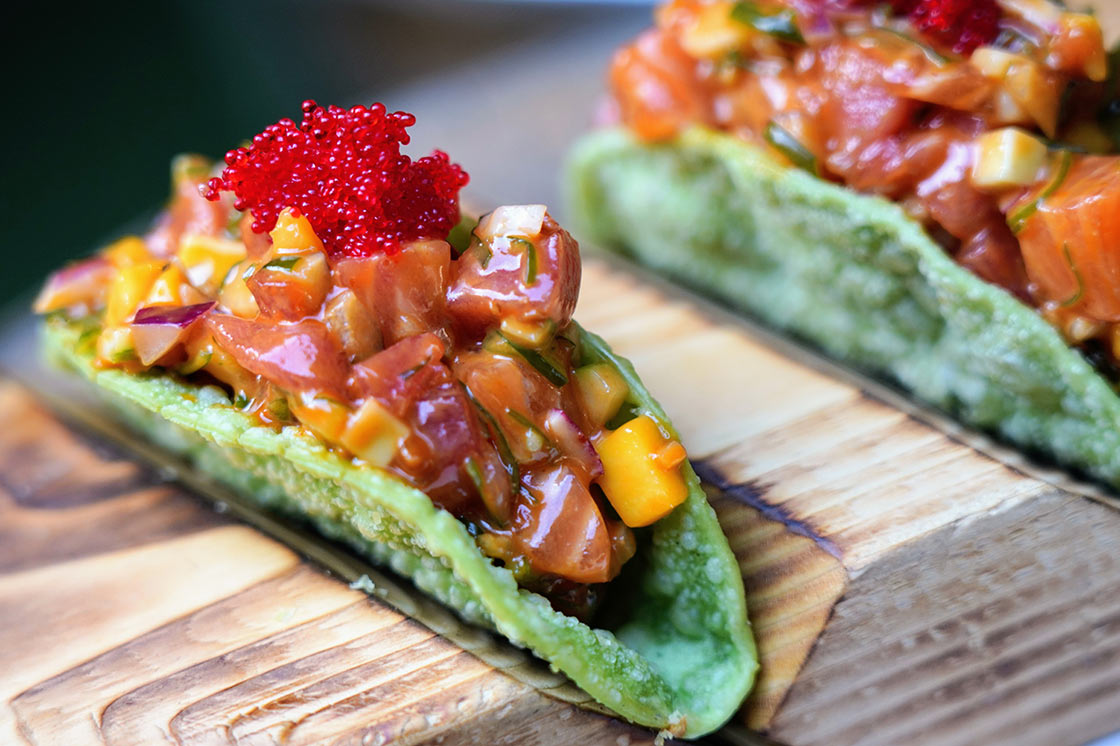 food2023Ny-amami-bar-003 Tuna Taco by Amami Bar & Restaurant (2023 Honolulu)