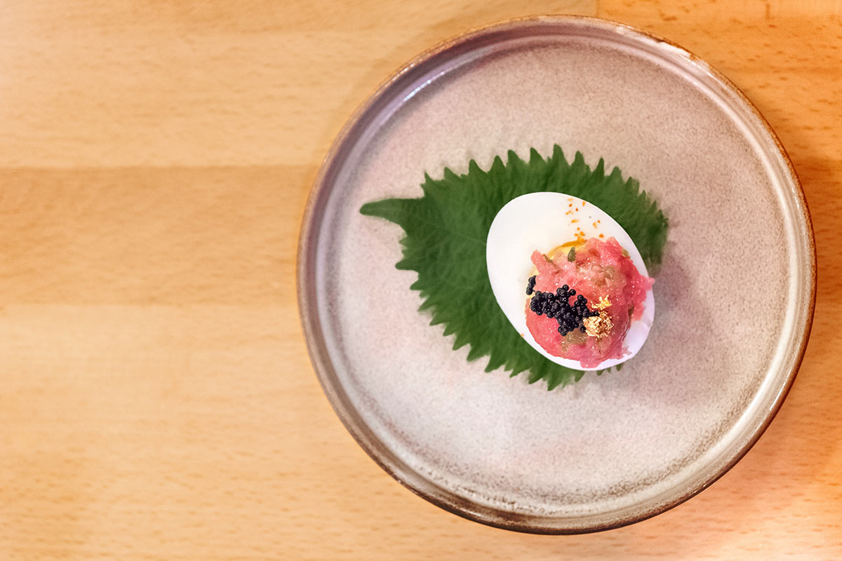 Yuzu Kosho Deviled Egg by Sen (2026 New York)